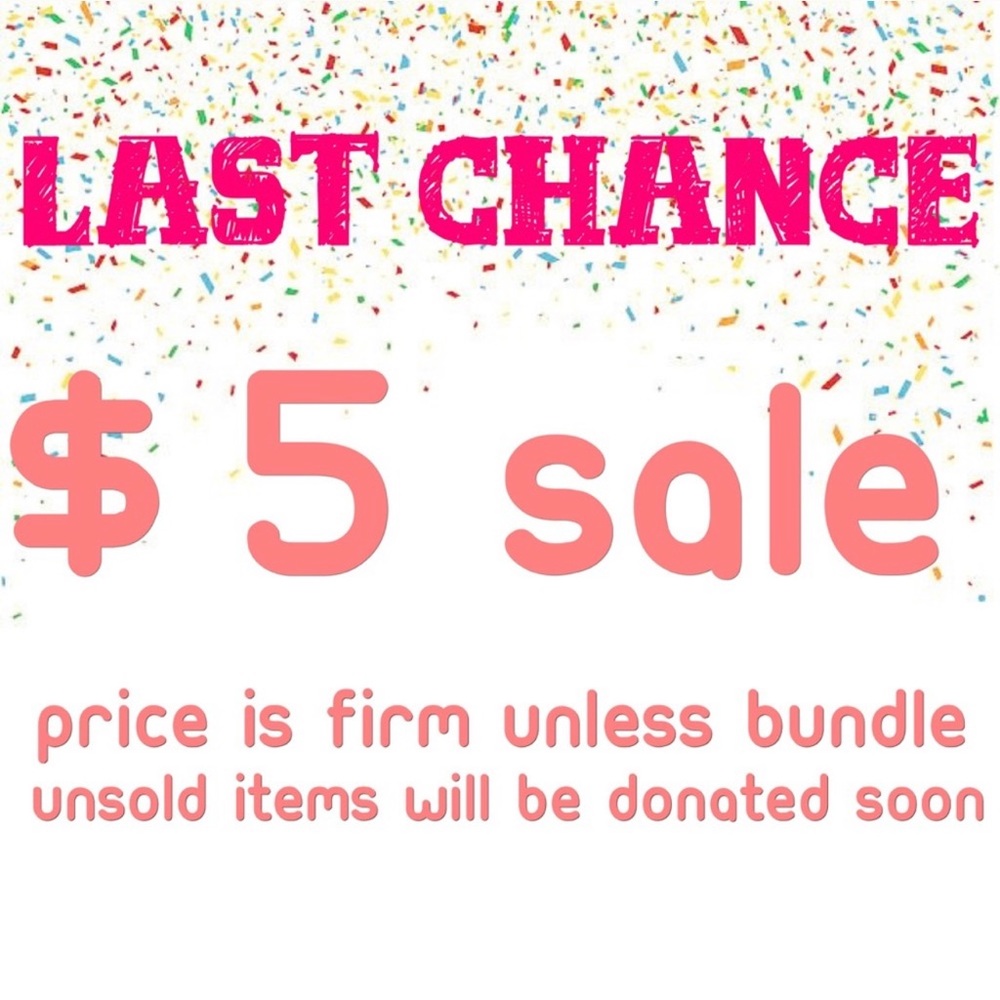 $5 all items!